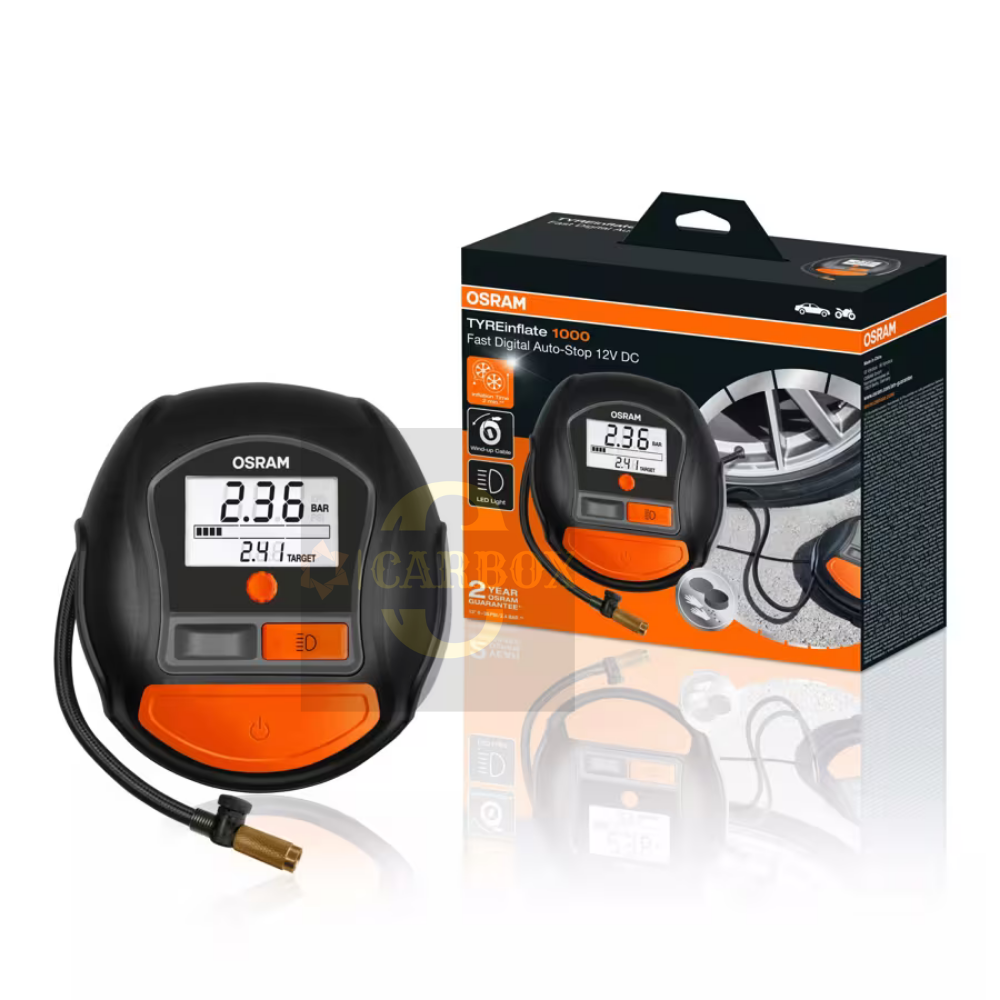 OSRAM TYREinflate 1000 | منفاخ إطارات أوسرام الرقمي 1000