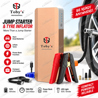 Toby's Professional jump starter and tyre inflator - Carbox Kuwait
