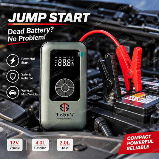 Toby's X24 1000A jump starter for 12V vehicles - Carbox Kuwait